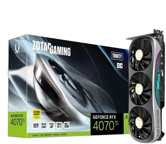 Zotac Gaming GeForce RTX 4070 Ti Trinity 12GB Graphics Card