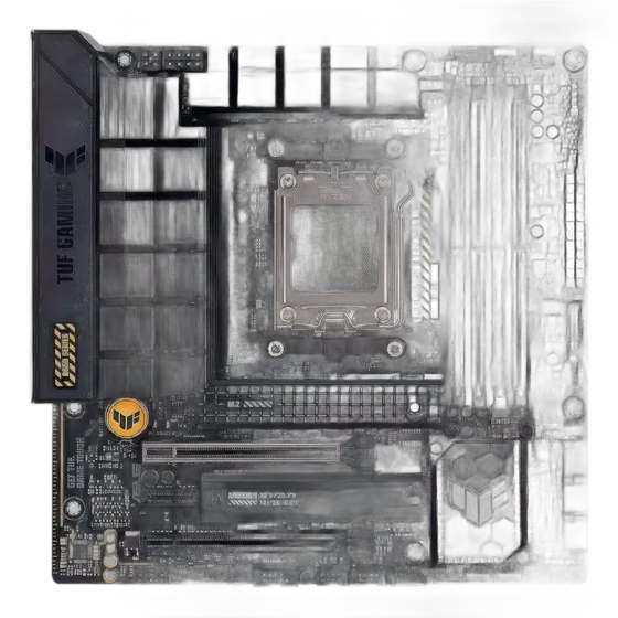 ASUS TUF GAMING B650M-PLUS Motherboard, AMD AM5 B650, mATX