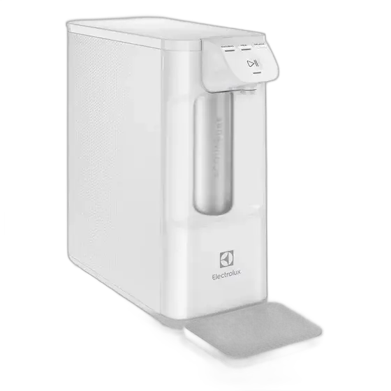 Chilled, Cold and Natural Water Purifier Electric Compact Electronic plate Filter 6-month or 3000l refill Touch Panel Bivolt Black PE12B Electrolux