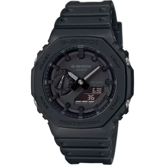 Casio G-Shock Men's Carbon Watch GA-2100-1A1DR Black
