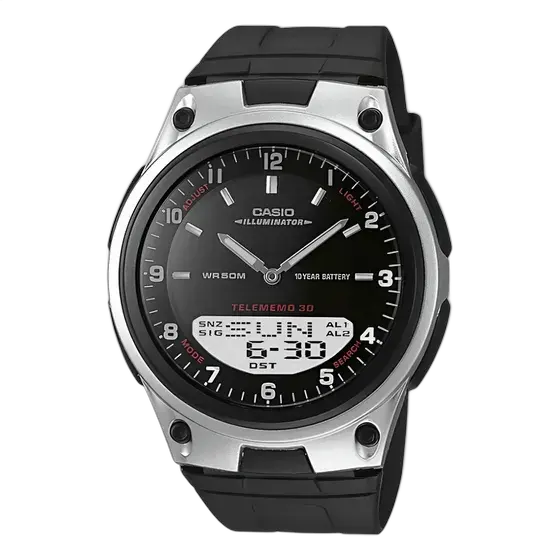 Casio Men's Ana-Digi Watch Original Black Strap