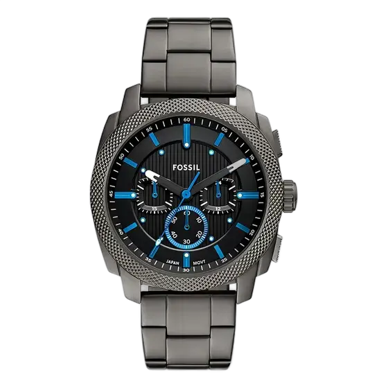 Fossil Men's Machine Graphite Analog Watch with Chronograph