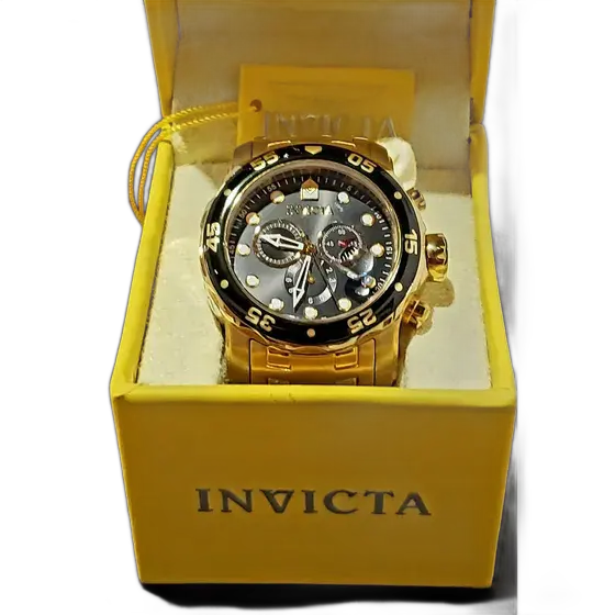 Invicta Pro Diver 0072 Gold/black Men's Watch