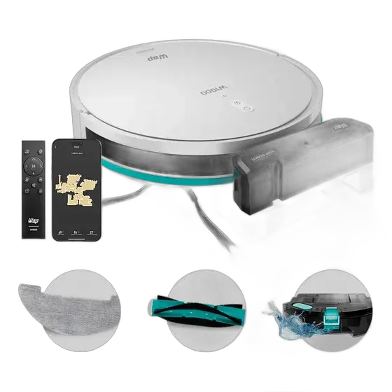 Robot Vacuum Cleaner with Mapping Wap Robot W1000 Alexa Google