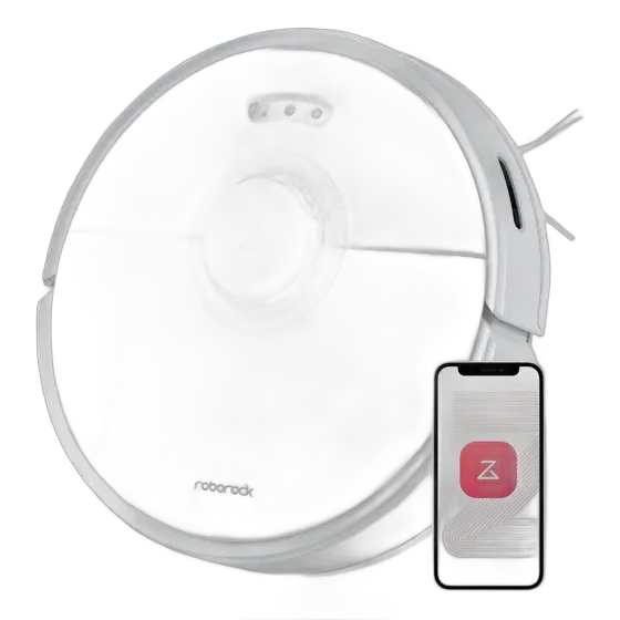 Roborock Q7 Max Robot Vacuum with Smart Battery White 127v
