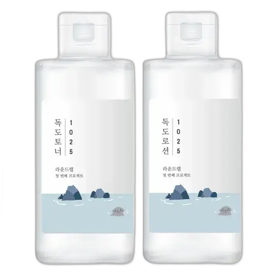 Round Lab 1025 Dokdo Toner + Dokdo Lotion | Cell Exfoliator