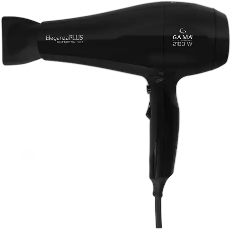 Secador de Cabelo Gama Italy Eleganza Plus 2100W Ceramic Ion Preto Profissional