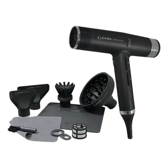 Professional Iq3 Perfetto Gama Black Hair Dryer