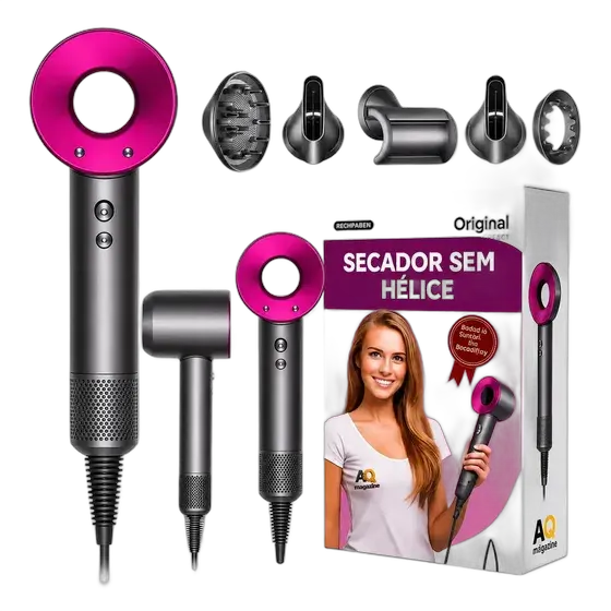 Professional Supersonic Hair Dryer 5 In 1 With Diffuser