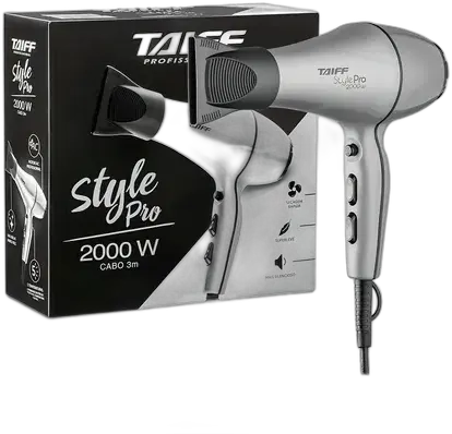 Hair Dryer Taiff Style Pro 5 Temperatures 2000w Silver 127v