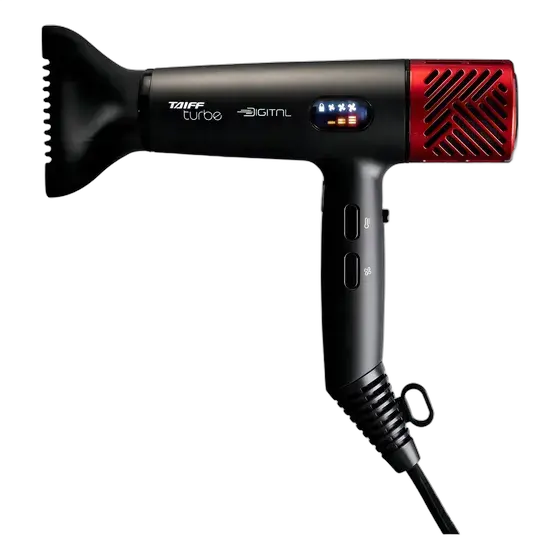 Turbe Digital Hair Dryer 2400W Black Taiff