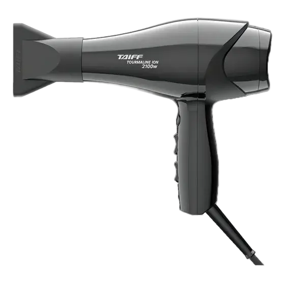 Taiff New Tourmaline Ion Hair Dryer 2100W Black Pro