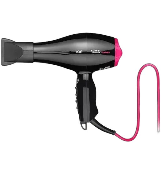 Hair Dryer Titanium Colors Pink 2100w Taiff 110v Black