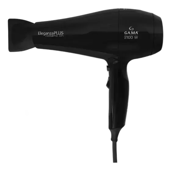 Secador Ga.ma Eleganza Plus Ceramic Ion 2100w Cor Preto 110
