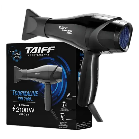 Taiff Professional Hair Dryer Tourmaline Ion Ceramic - 110v