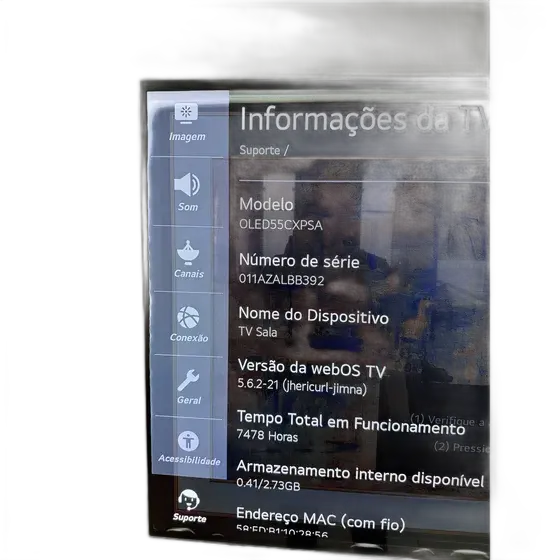55 Smart Tv Lg Oled55cxp - For Parts