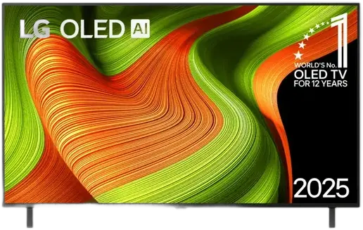 Smart TV LG OLED AI B5 4K 55 inches 2025 α9 AI Gen 8 Processor webOS 25 Perfect Colors.