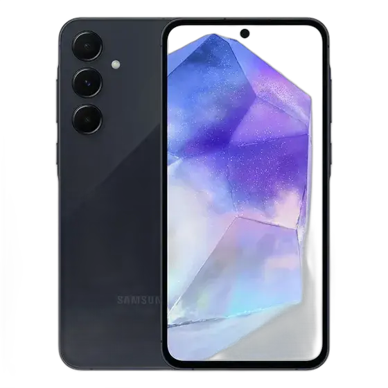 Samsung Galaxy A55 5G Smartphone 256GB 8GB RAM Dual-SIM (Nano-SIM, E-SIM) Rear Cameras 50.0 MP + 12.0 MP + 5.0 MP Selfie 32.0 MP 6.6" Display Dark Blue