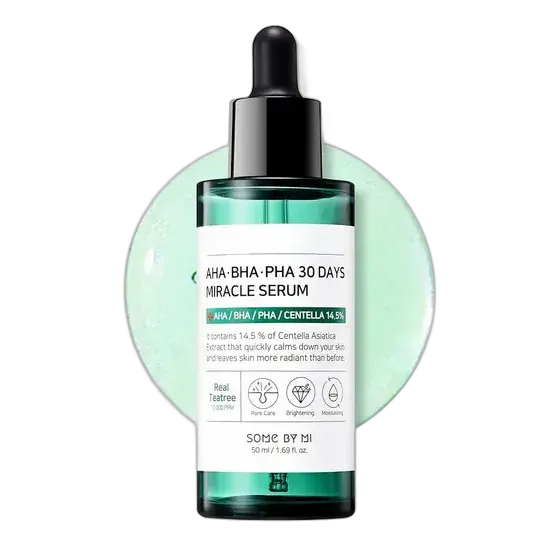 Some By Mi Serum AHA BHA PHA 30 Days Miracle Anti Acne 50ml All Skin Types Day/Night