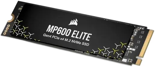 Corsair MP600 Elite 2TB M.2 PCIe Gen4 x4 NVMe SSD - M.2 2...