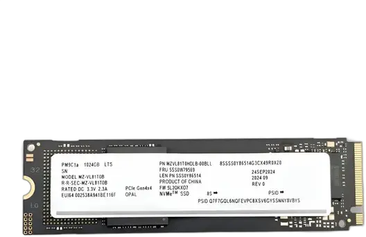 Ssd Samsung Pm9c1a 1tb M.2 2280 Nvme Pcie Gen4 X4 Gaming Black