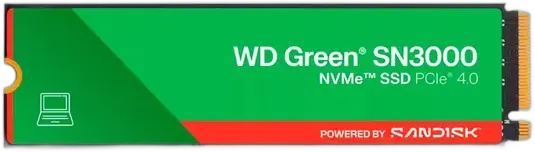 WD Green SN3000 SSD NVMe 2TB Green