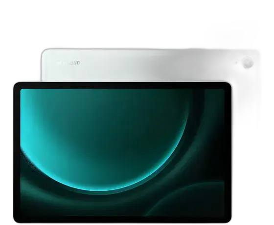 Samsung Galaxy Tab S9 FE 5G Tablet, 128GB, 6GB RAM, 10.9" 90Hz Immersive Display, Rear Camera 8MP, Front Camera 12MP Ultra Wide, Wifi 6, IP68, Android 14 Light Green