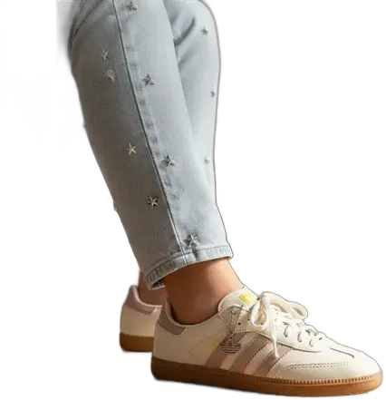 adidas Samba OG Women's Sneakers Off-white and Pink