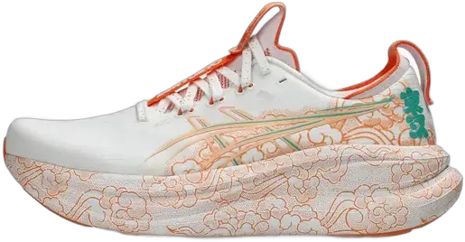 Asics Gel Nimbus 28 Sneakers - Women's - White/Orange