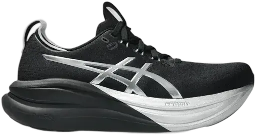 Asics Gel Nimbus 28 Women's Sneakers Platinum Black - Running