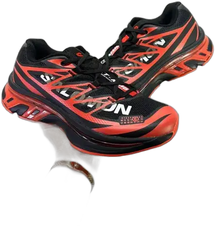 Unisex Running Shoes Salomon Xt-m6 Black And Red With
