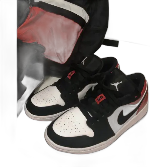 Jordan 1 Low Black Toe Sneakers