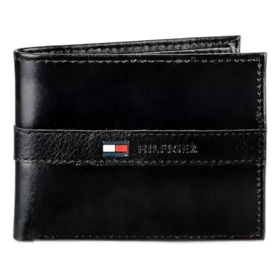 Tommy Hilfiger 31TL22X062 genuine leather wallet color black