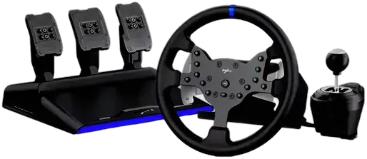 V99 Gaming Wheel Driving Steering Controller Force Feedback