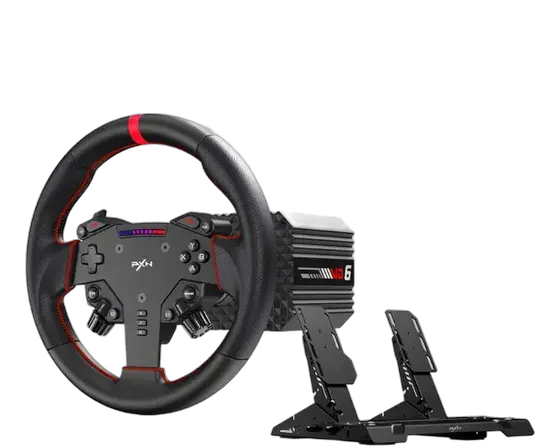 PXN WAS VD6 Racing Simulator Wheel Realistic Force Feedback