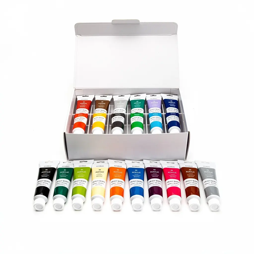 Acrylic Paint Set (24) Heavy-Body Dopamine Variant