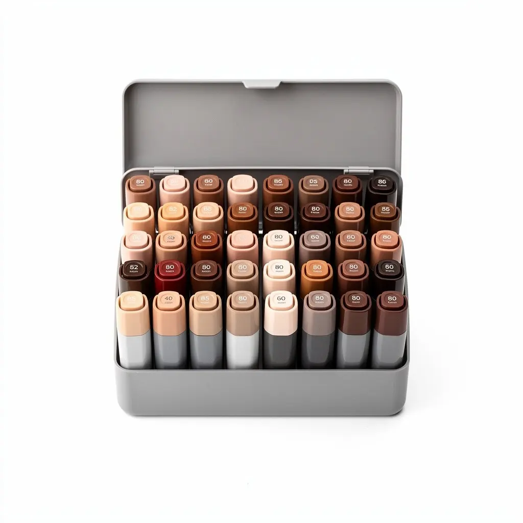 Alcohol Marker Set (80) Skin-Tone Zero-Checkout Edition