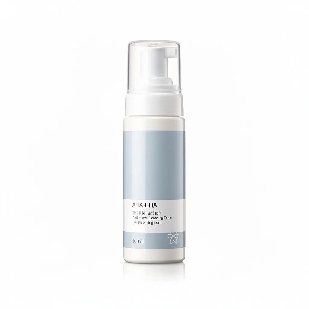 Anti-Acne Cleansing Foam 100ml AHA-BHA Wish Drop