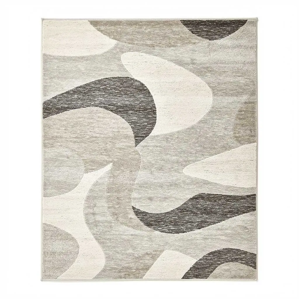 Area Rug 5x7 Abstract Cart Theater Cut