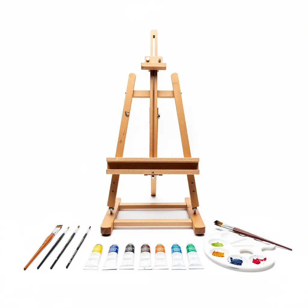 Art Easel Set Tabletop Wish Drop