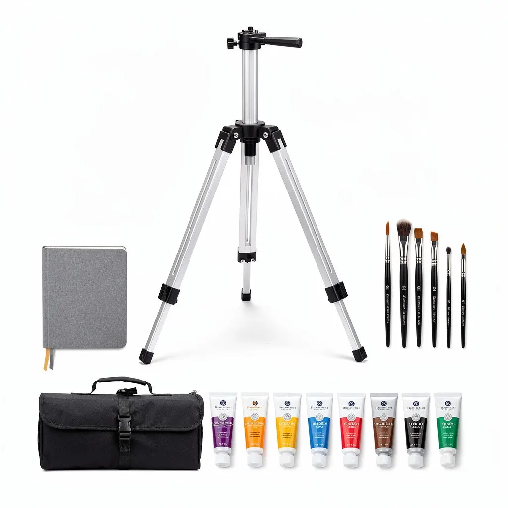 Art Easel Set Travel Route-Ready