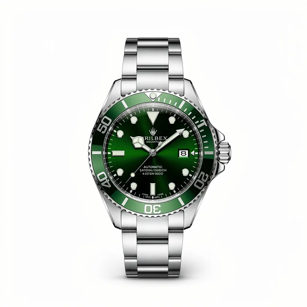 Automatic Dive Watch Green Sunburst Zero-Checkout Edition