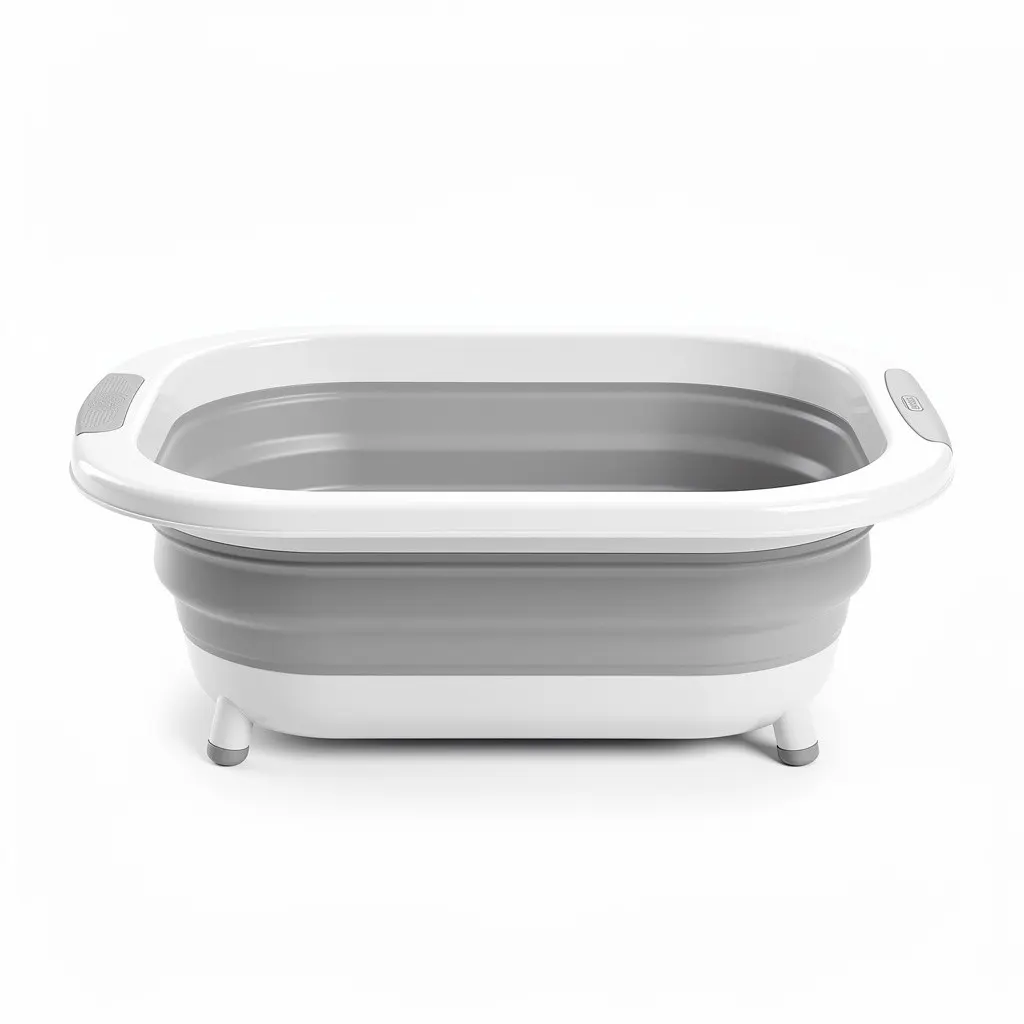 Baby Bath Tub Foldable Non-Slip Route-Ready