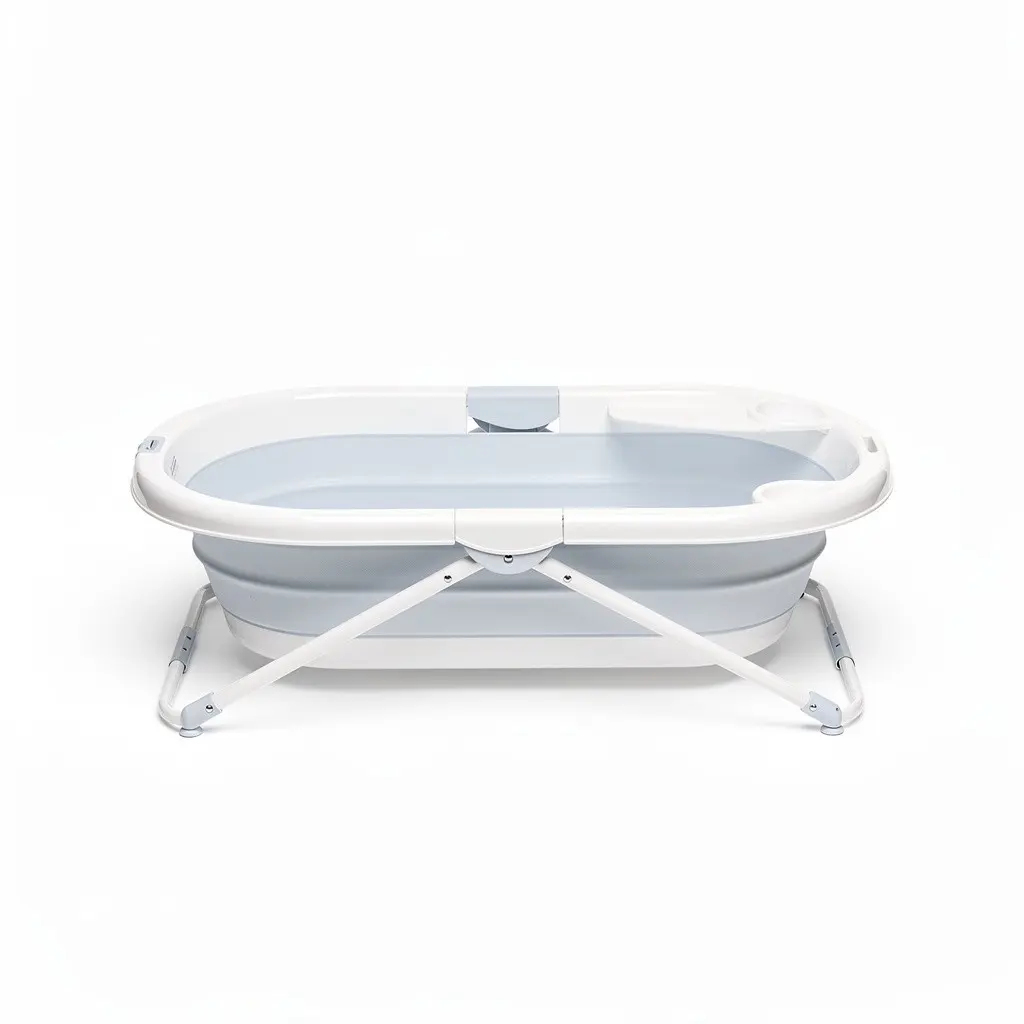 Baby Bath Tub Foldable Sit-Up Cart Theater Cut