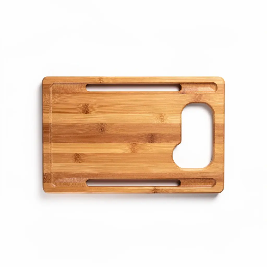 Bamboo Bath Caddy Wine-Slot Dopamine Variant