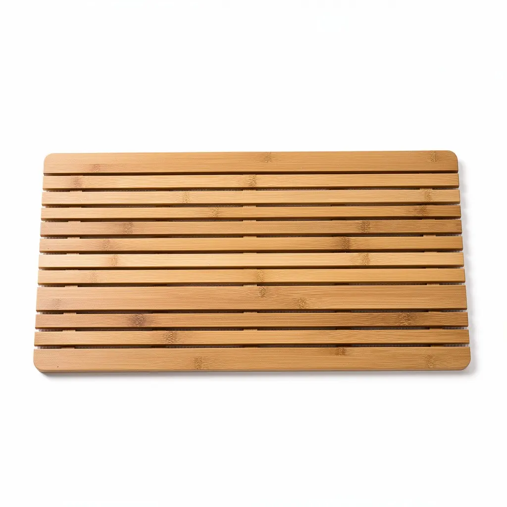 Bamboo Bath Mat Non-Slip Dopamine Variant