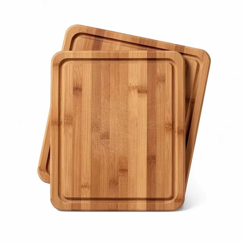 Bamboo Cutting Board Set Juice-Groove Wish Drop