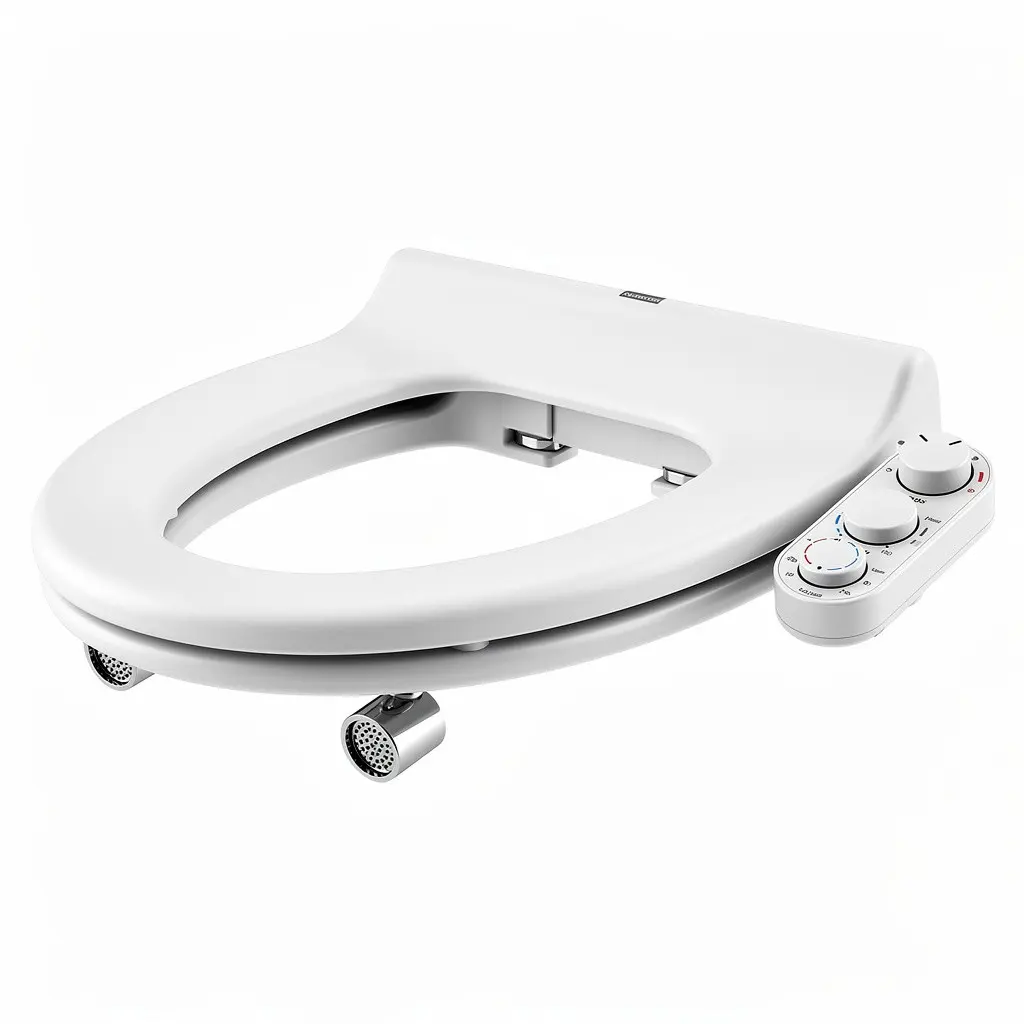 Bidet Attachment Dual-Nozzle Cart Theater Cut