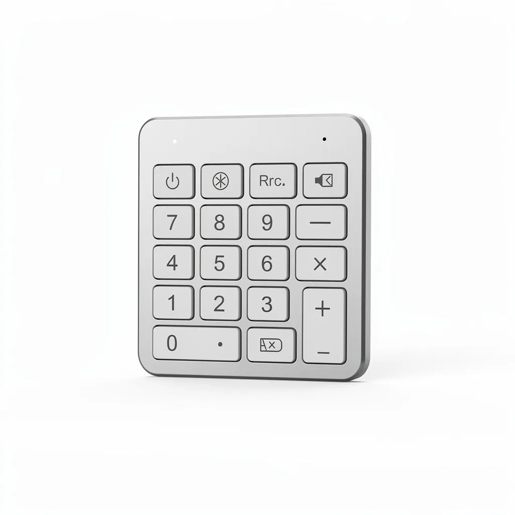 Bluetooth Number Pad Wireless Cart Theater Cut
