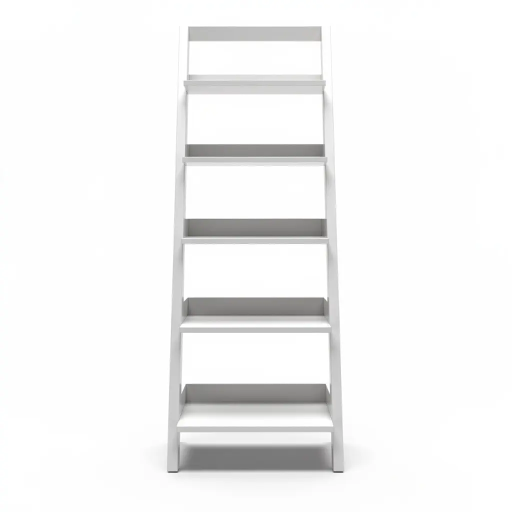 Bookshelf Ladder 5-Tier Zero-Checkout Edition